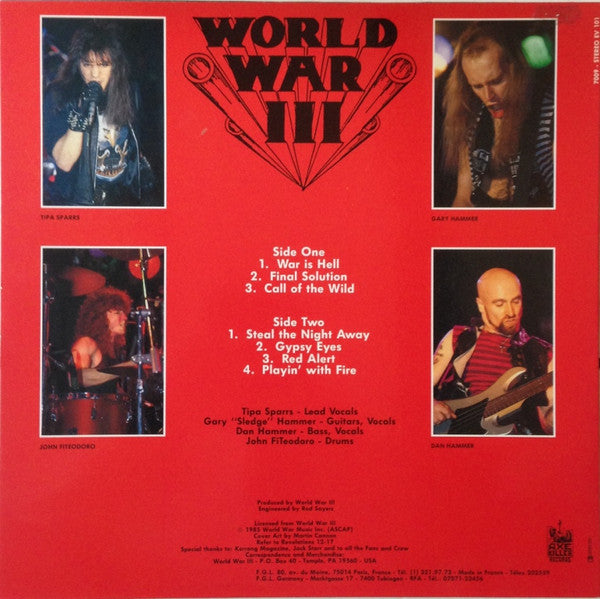 World War III : World War III (LP, Album)
