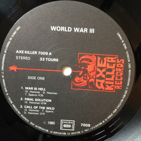 World War III : World War III (LP, Album)