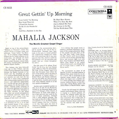 Mahalia Jackson : Great Gettin' Up Morning (LP, Album)
