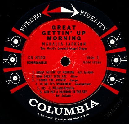 Mahalia Jackson : Great Gettin' Up Morning (LP, Album)