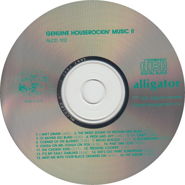 Various : Genuine Houserockin' Music II (CD, Smplr)