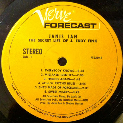 Janis Ian : The Secret Life Of J. Eddy Fink (LP, Album)