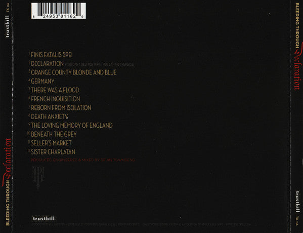 Bleeding Through : Declaration (CD, Album)