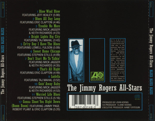 The Jimmy Rogers All-Stars : Blues Blues Blues (CD, Album)