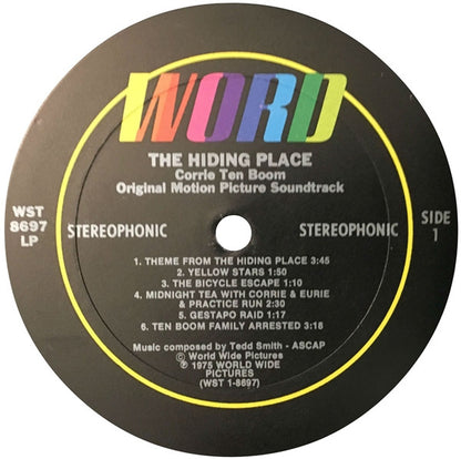 Tedd Smith : The Hiding Place: Original Motion Picture Soundtrack (LP, Album)