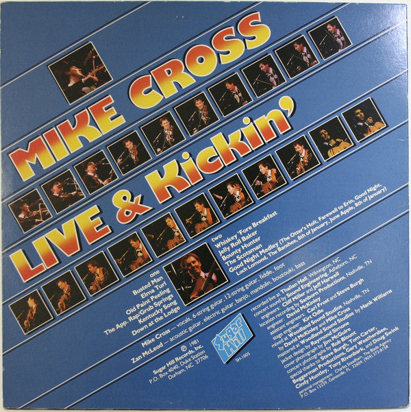 Mike Cross (4) : Live & Kickin' (LP, Album)