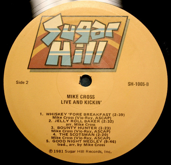 Mike Cross (4) : Live & Kickin' (LP, Album)