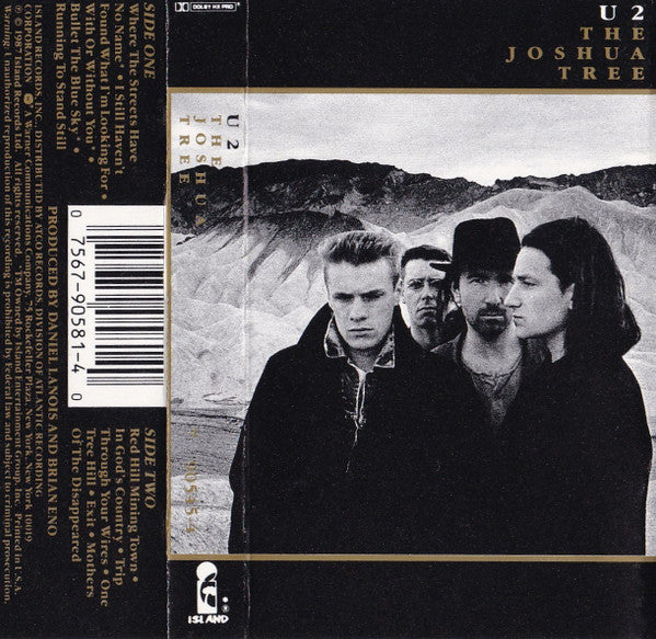 U2 : The Joshua Tree (Cass, Album, SR,)