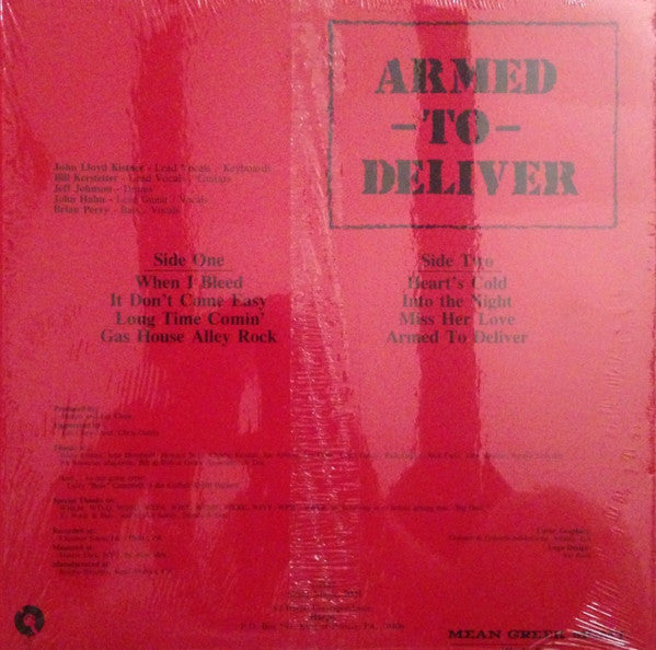 Harpo (6) : Armed To Deliver (LP, Album)