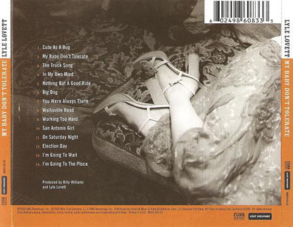 Lyle Lovett : My Baby Don't Tolerate (CD, Album)