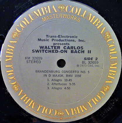 Walter Carlos, Johann Sebastian Bach : Switched-On Bach II (LP, Album)