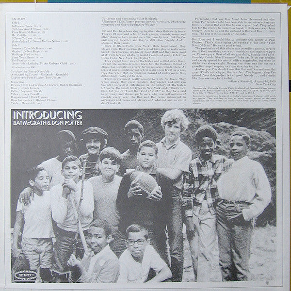 Bat McGrath & Don Potter : Introducing Bat McGrath & Don Potter (LP, Album)