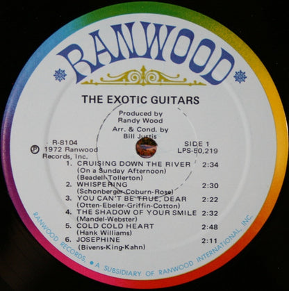 The Exotic Guitars : The Exotic Guitars (LP, Album)