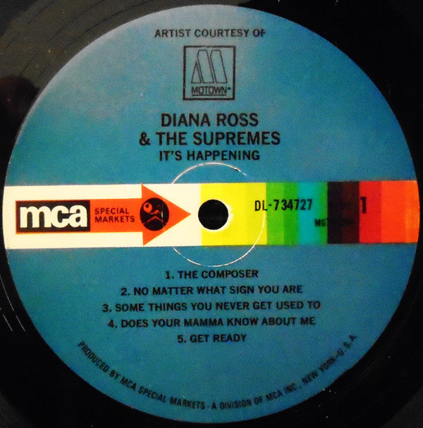 The Supremes / Neil Diamond : It's Happening! (LP, Comp)