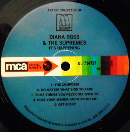 The Supremes / Neil Diamond : It's Happening! (LP, Comp)