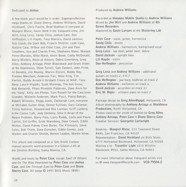 Peter Case : Full Service No Waiting (CD, Album)
