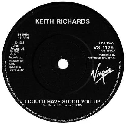 Keith Richards : Take It So Hard (7", Single)