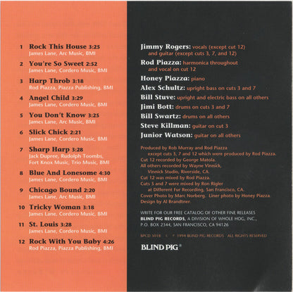 Jimmy Rogers : Feelin' Good (CD, Album)