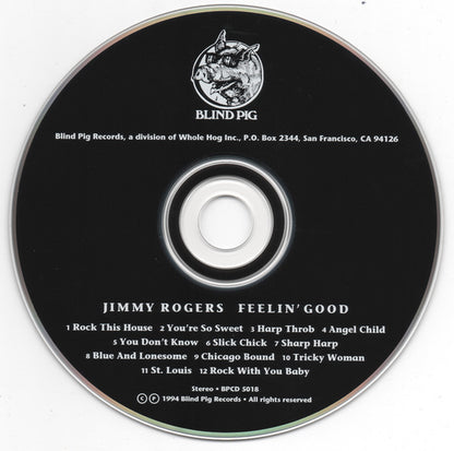 Jimmy Rogers : Feelin' Good (CD, Album)