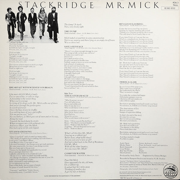 Stackridge : Mr. Mick (LP, Album)