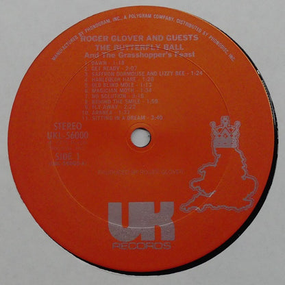Roger Glover And Guests : The Butterfly Ball And The Grasshopper's Feast (LP, Album, CP )