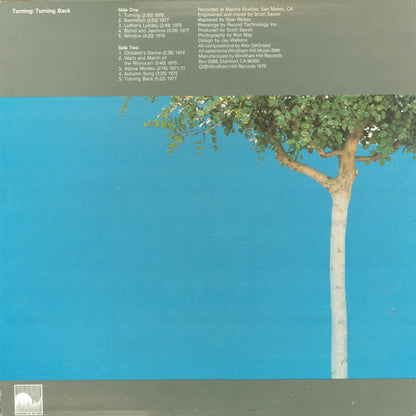 Alex De Grassi : Turning: Turning Back (LP, Album, RM, RP, RTI)