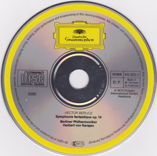 Hector Berlioz, Berliner Philharmoniker · Herbert von Karajan : Symphonie Fantastique (CD, Album)