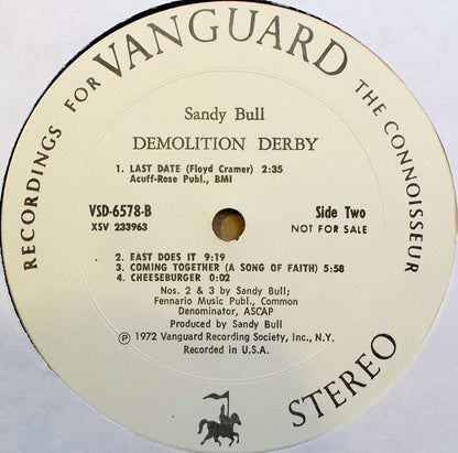 Sandy Bull : Demolition Derby (LP, Album, Promo)
