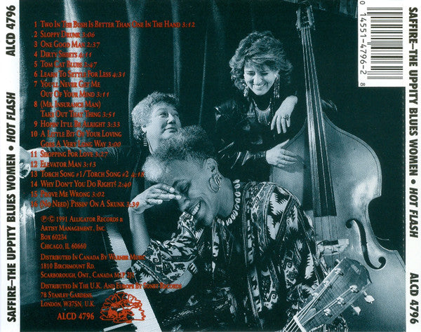 Saffire -The Uppity Blues Women : Hot Flash (CD, Album)