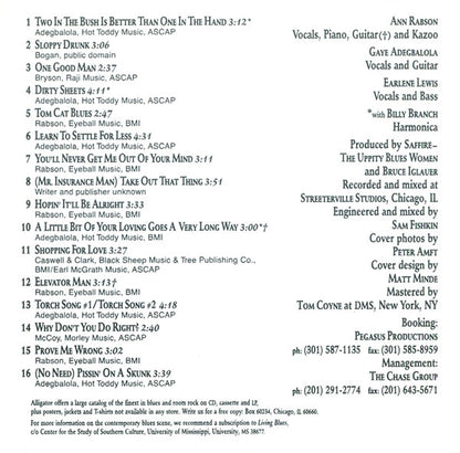 Saffire -The Uppity Blues Women : Hot Flash (CD, Album)