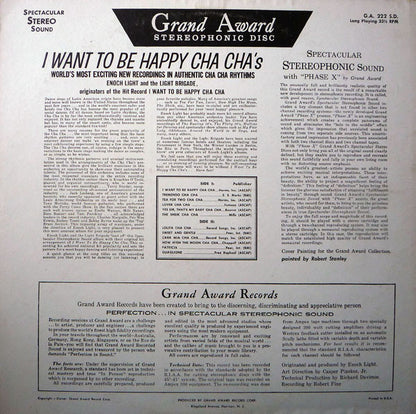 Enoch Light And The Light Brigade : I Want To Be Happy Cha Cha's (LP)