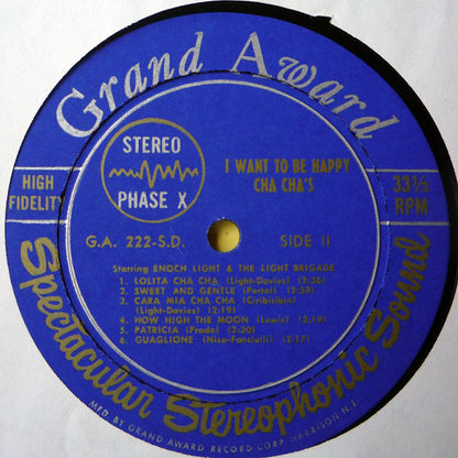 Enoch Light And The Light Brigade : I Want To Be Happy Cha Cha's (LP)