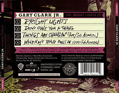 Gary Clark Jr. : The Bright Lights EP (CD, EP)