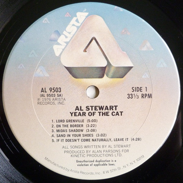 Al Stewart : Year Of The Cat (LP, Album, RE, Gat)