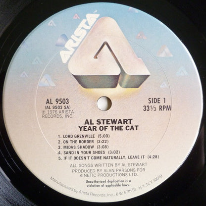 Al Stewart : Year Of The Cat (LP, Album, RE, Gat)