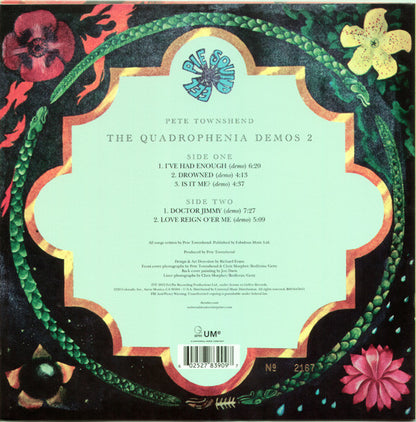 Pete Townshend : The Quadrophenia Demos 2 (10", RSD, Num)