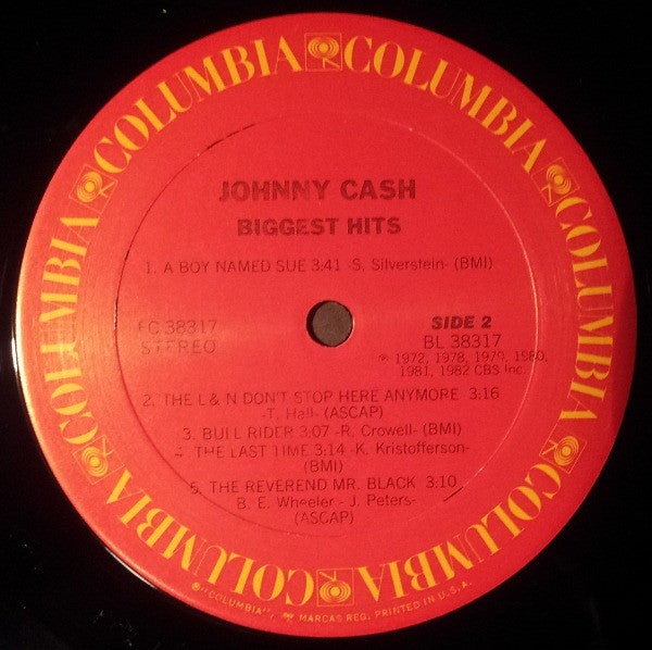 Johnny Cash : Biggest Hits (LP, Comp, Pit)