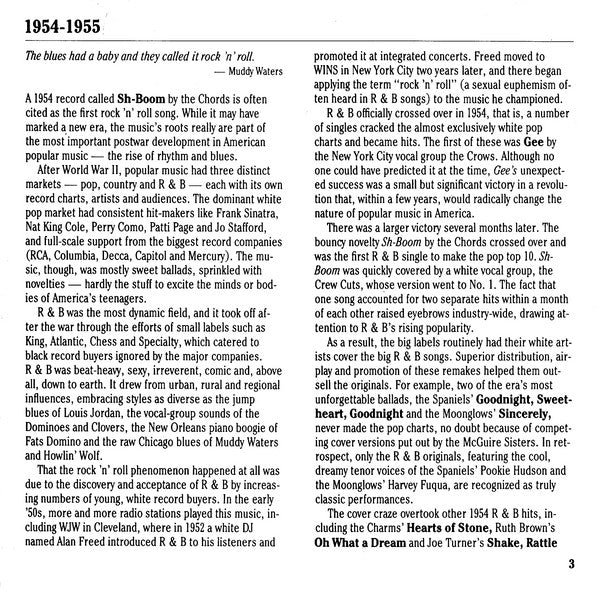 Various : The Rock’N’Roll Era 1954-1955 (CD, Comp, RM)