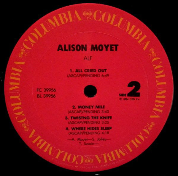 Alison Moyet : Alf (LP, Album, Pit)