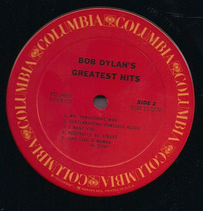 Bob Dylan : Bob Dylan's Greatest Hits (LP, Comp, RE, Ter)