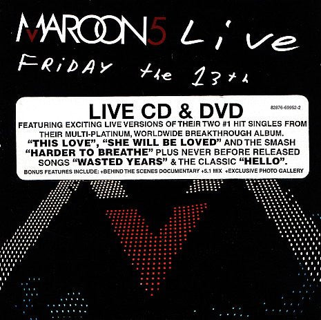 Maroon 5 : Live - Friday The 13th (CD + DVD, NTSC)