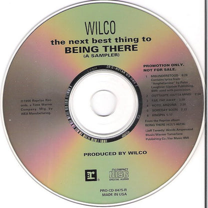 Wilco : The Next Best Thing To Being There (A Sampler) (CD, Promo, Smplr)