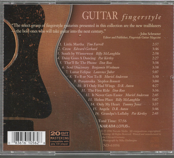 Various : Guitar Fingerstyle (CD, Comp)