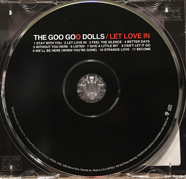 The Goo Goo Dolls* : Let Love In (CD, Album)