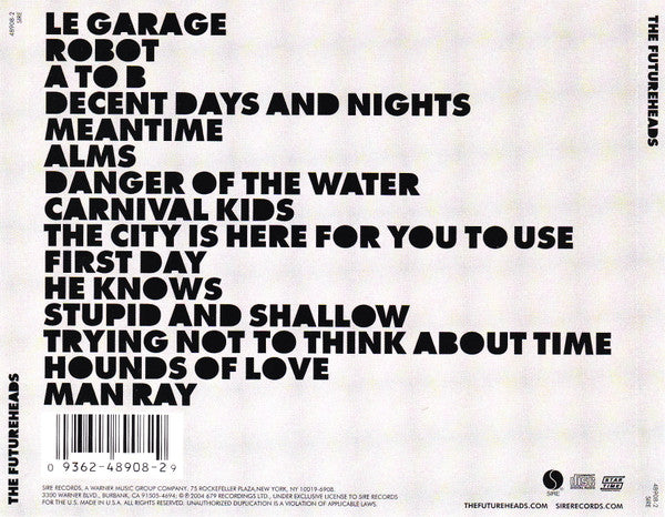 The Futureheads : The Futureheads (CD, Album)