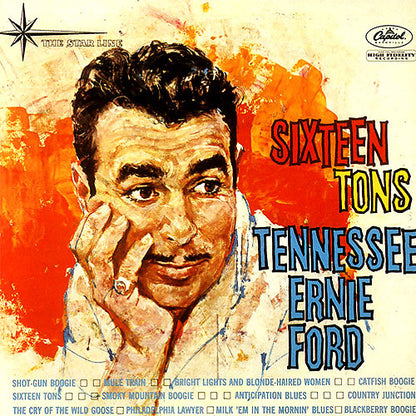 Tennessee Ernie Ford : Sixteen Tons (LP, Comp, Cus)
