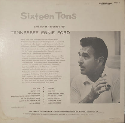 Tennessee Ernie Ford : Sixteen Tons (LP, Comp, Cus)