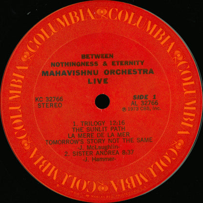 Mahavishnu Orchestra : Between Nothingness & Eternity (LP, Album)