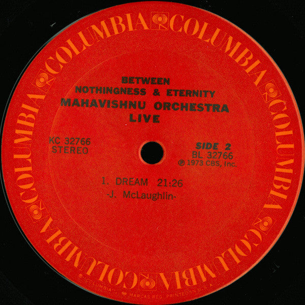 Mahavishnu Orchestra : Between Nothingness & Eternity (LP, Album)