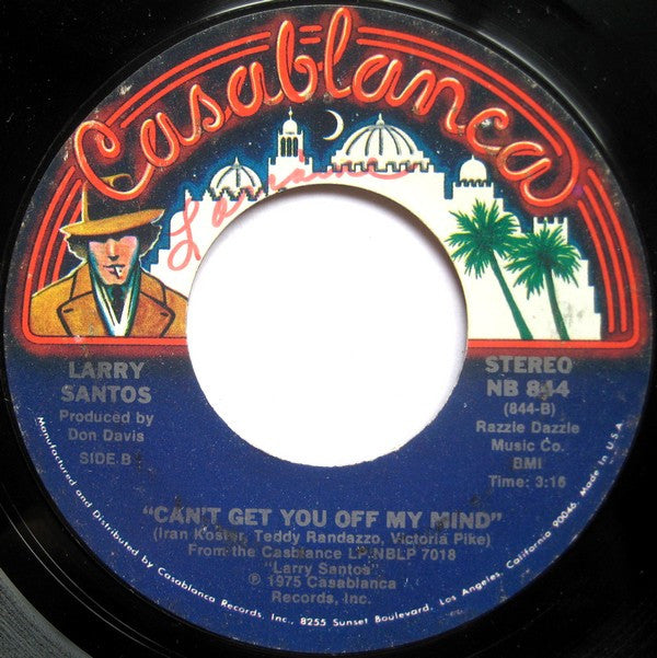 Larry Santos : We Can't Hide It Anymore (7", Single)